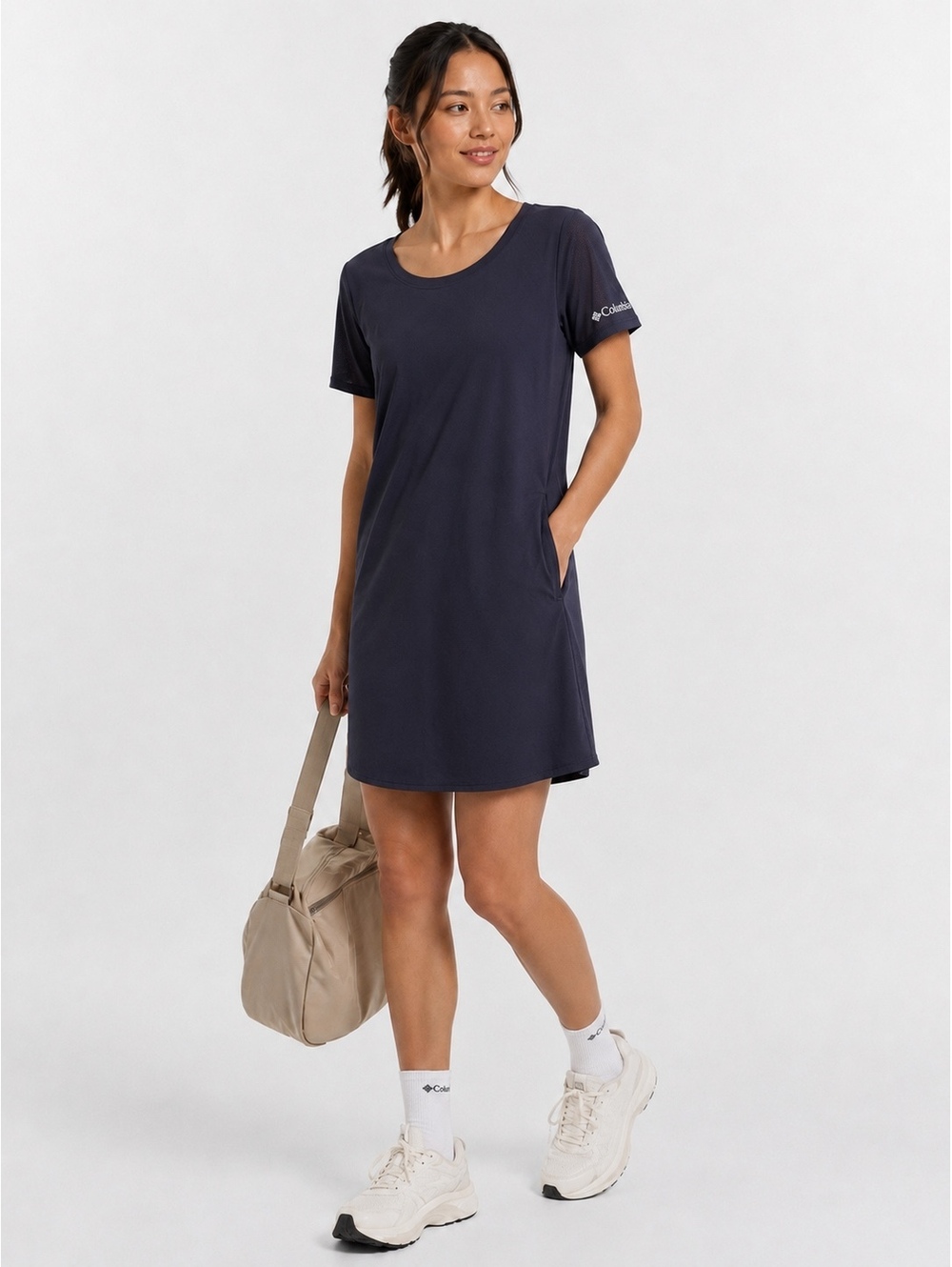 Columbia Freezer III Dress Omni-Freeze Navy Athletic Dress Small